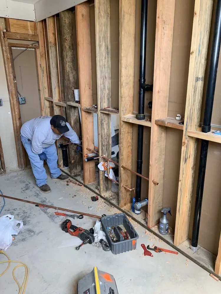 Commercial rough-in plumbing for Gas Line Repair in Holmen